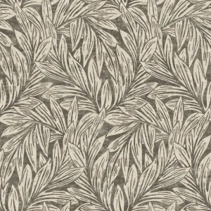 Papeldecor|Wallpaper black and shiny silver damask|Wallpaper