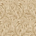 Casadeco|Papier peint floral feuilles de saule jaune ocre|Papier Peint