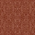 Casadeco|Rote Damasttapete mit dekorativen Ornamenten|Tapeten