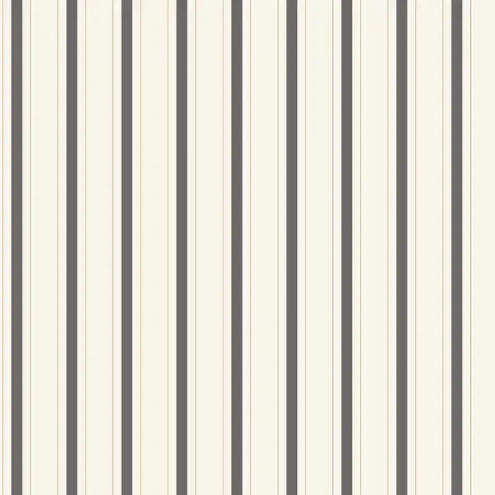 Casadeco|Papel Pintado rayas clásicas negro color carbón|Rayas