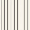 Casadeco|Papel Pintado rayas clásicas negro color carbón|Rayas
