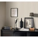 Casadeco|Classic charcoal black striped wallpaper|Stripes
