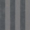 Casadeco|Tapete breite schwarze Textilstreifen|Streifen