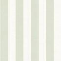 Casadeco|Green linen-effect striped wallpaper|Stripes