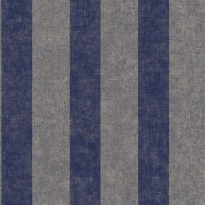 Casadeco|Papier peint rayures marines safran|Rayures