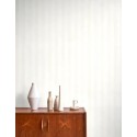 Casadeco|Pearl white nautical striped wallpaper|Stripes