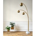 Casadeco|Beige nautical striped wallpaper|Stripes