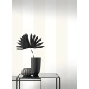 Casadeco|Papier peint rayures larges blanc perle|Rayures