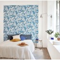 Casadeco|Papier peint à grandes feuilles motif beige|Papier Peint
