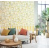 Casadeco|Papier peint floral pour salon avec grandes feuilles|Papier Peint