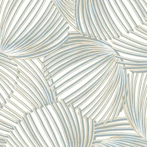 Casadeco|Papier peint floral élégant beige rehaussé d’un effet brillant|Papier Peint