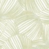 Casadeco|Papier peint floral vert clair avec élégants reflets brillants|Papier Peint