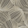 Casadeco|Papier peint floral moderne gris et noir, idéal pour salle à manger|Moderne