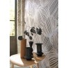 Casadeco|Moderne florale Tapete in Grau und Schwarz, ideal fürs Esszimmer|Modern