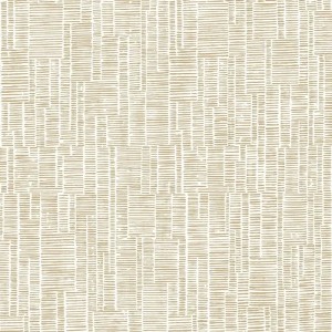 Grandeco|Papel pintado estampado hojas minimalista verde|Minimalista