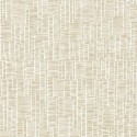 Casadeco|Papier peint rustique moderne avec élégant motif rayé beige|Imitation Raphia