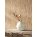 Casadeco|Papier peint style ethnique avec motif rayé moderne couleur camel|Imitation Raphia
