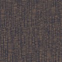 Casadeco|Papier peint style ethnique avec motif rayé moderne marron|Imitation Raphia
