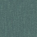 Casadeco|Emerald green wallpaper with relief and modern stripe pattern|Raffia Imitation