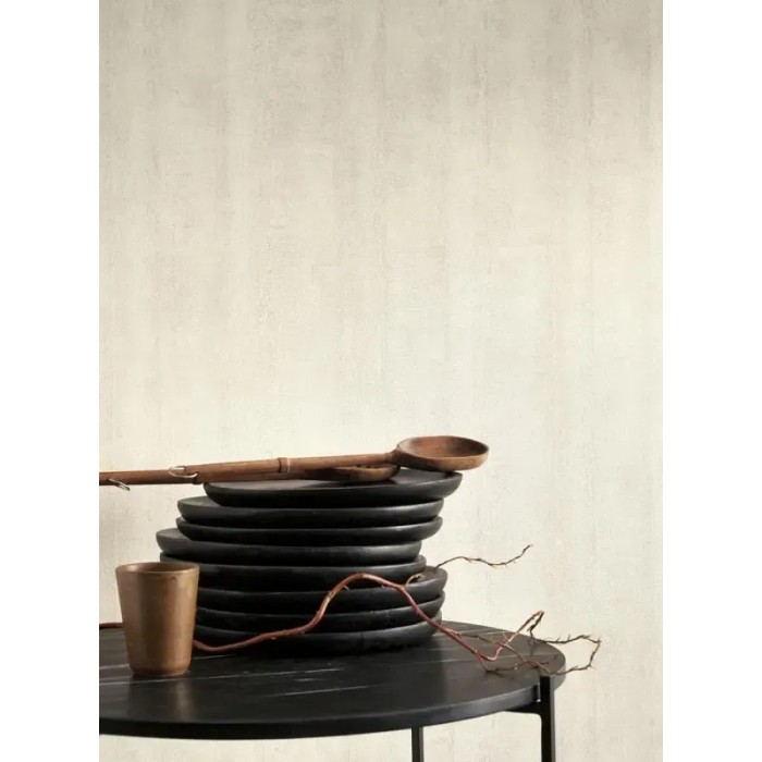 Casadeco|Beigefarbene Betontapete im minimalistischen und modernen Stil|Betonimitat