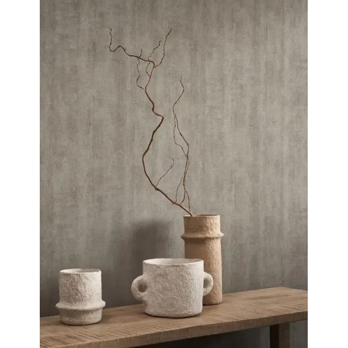 Casadeco|Papel pintado hormigón gris pardo para salón y espacios modernos|Imitacion Hormigón