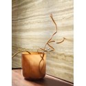 Casadeco|Tapete mit beigem Quarz-Mineral-Effekt für moderne Räume|Steinimitat