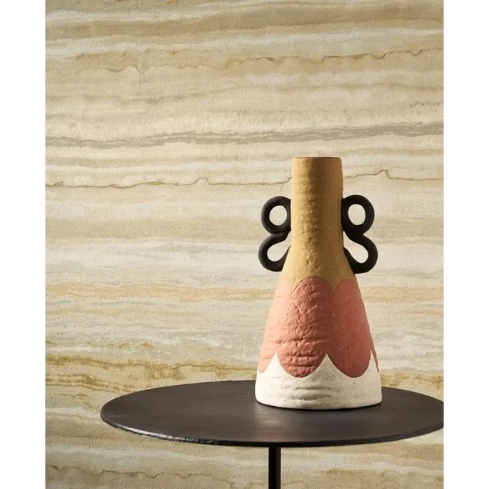 Casadeco|Papier peint pour espaces contemporains effet minéral quartz beige|Imitation Pierre