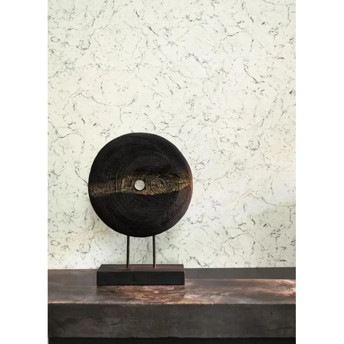 Papel pintado mármol blanco con vetas efecto realista - Casadeco Minerals 88080333