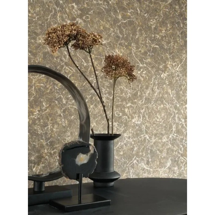 Casadeco|Brown marble effect wallpaper with highly realistic veining|Marble Imitation