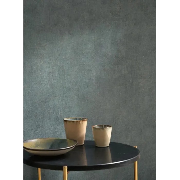 Casadeco|Blaugraue Stucktapete mit Putzeffekt, moderner Stil|Stuckimitat