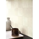 Casadeco|Papier peint carrelage blanc décoratif, idéal pour cuisine|Imitation Carreaux