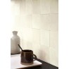 Casadeco|Papier peint carrelage blanc décoratif, idéal pour cuisine|Imitation Carreaux