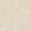Casadeco|Zen-Tapete mit 3D-Sandrillen in Hellbeige|Orientalisch