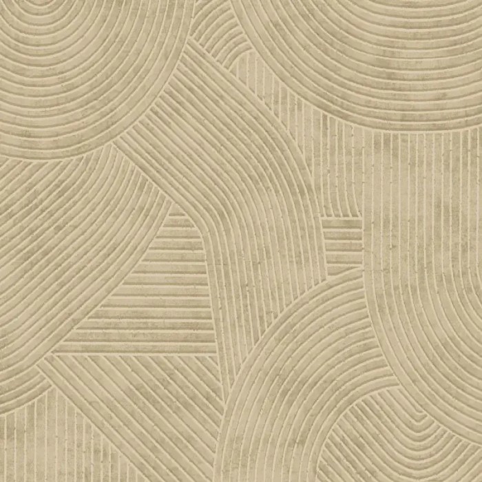 Casadeco|Papel Pintado estilo japonés Zen con surcos de arena 3D|Abstracto