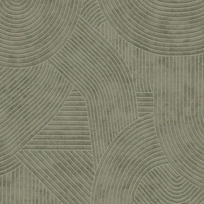 Casadeco|Papel Pintado estilo japones moderno, surcos arena Zen efecto 3D|Oriental