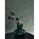Casadeco|Modern wallpaper in green and blue Japanese tatami pattern|Modern