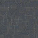 Casadeco|Modern oriental style wallpaper with blue Japanese tatami squares|Oriental