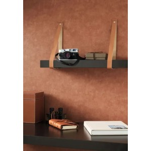 Khroma|Papier peint effet cuir marron éclat subtil|Imitation Peau 2