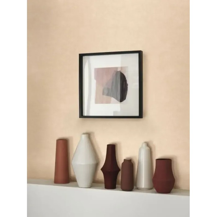 Casadeco|Leder-Tapete mit genarbter Textur in Kaffeebraun|Lederimitat