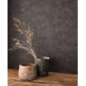 Casadeco|Papier peint effet cuir couleur ébène|Imitation Peau