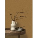 Casadeco|Papier peint moderne effet cuir marron tressé|Imitation Peau