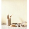 Casadeco|Papier peint peau d’animal nacrée, galuchat blanc crème|Imitation Peau