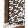 Casadeco|Papier peint imitation peau de vache type patchwork|Imitation Peau