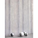 Casadeco|Gray concrete-effect striped wallpaper|Stripes