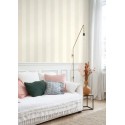Casadeco|Tapete Leinenoptik-Streifen|Streifen