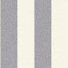 Casadeco|Beige and blue textile-effect striped wallpaper|Stripes