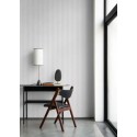 Casadeco|Modern white striped wallpaper|Stripes