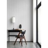 Casadeco|Modern white striped wallpaper|Stripes