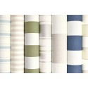 Casadeco|Modern green striped wallpaper|Stripes