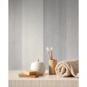 Casadeco|Papel Pintado escandinavo rayas gris|Imitacion Madera